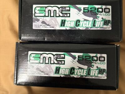 (x2) SMC 4s lipos
