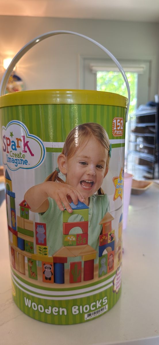 Wooden blocks 152 pieces