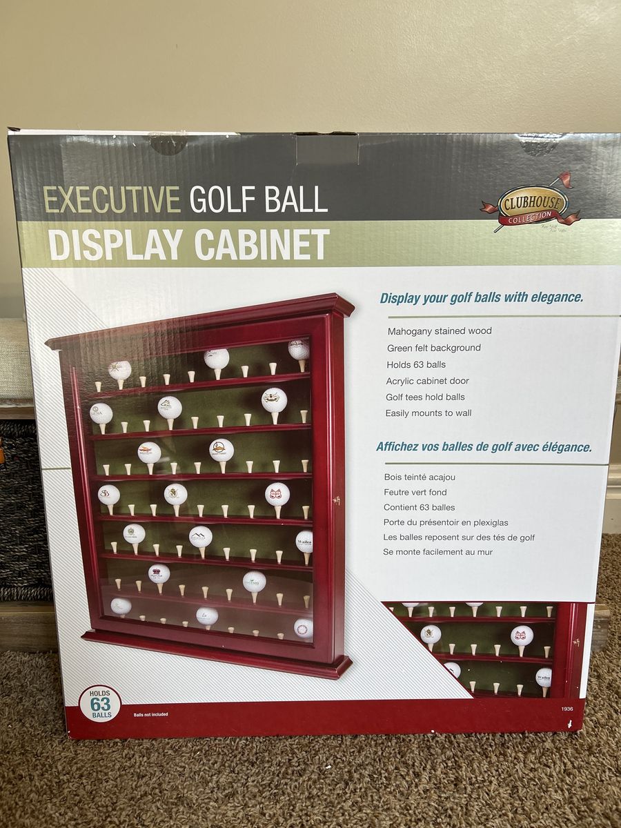 Golf Ball Display Cabinet