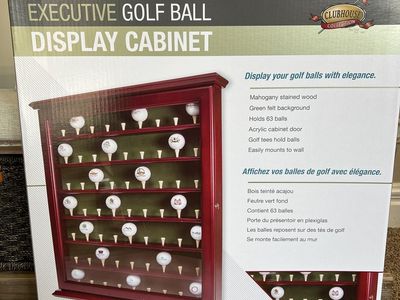 Golf Ball Display Cabinet