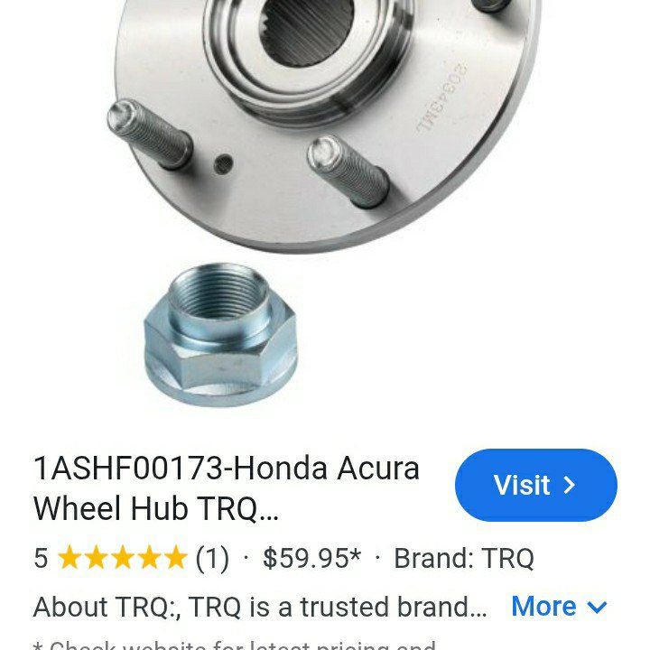 hub assembly and wheel bearings