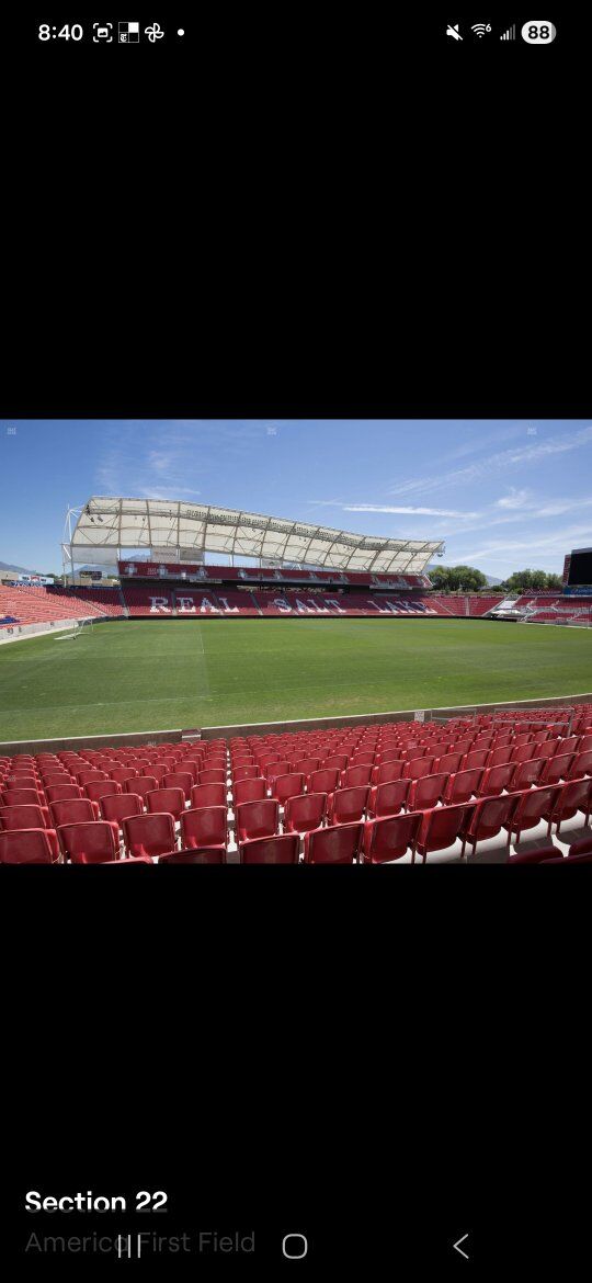 Real Salt Lake vs Inter Miami (with parking pass)