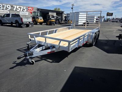 2027 Baughman Products 7X15 RGT Angled Bar 7K Aluminum ATV Utility Trailer