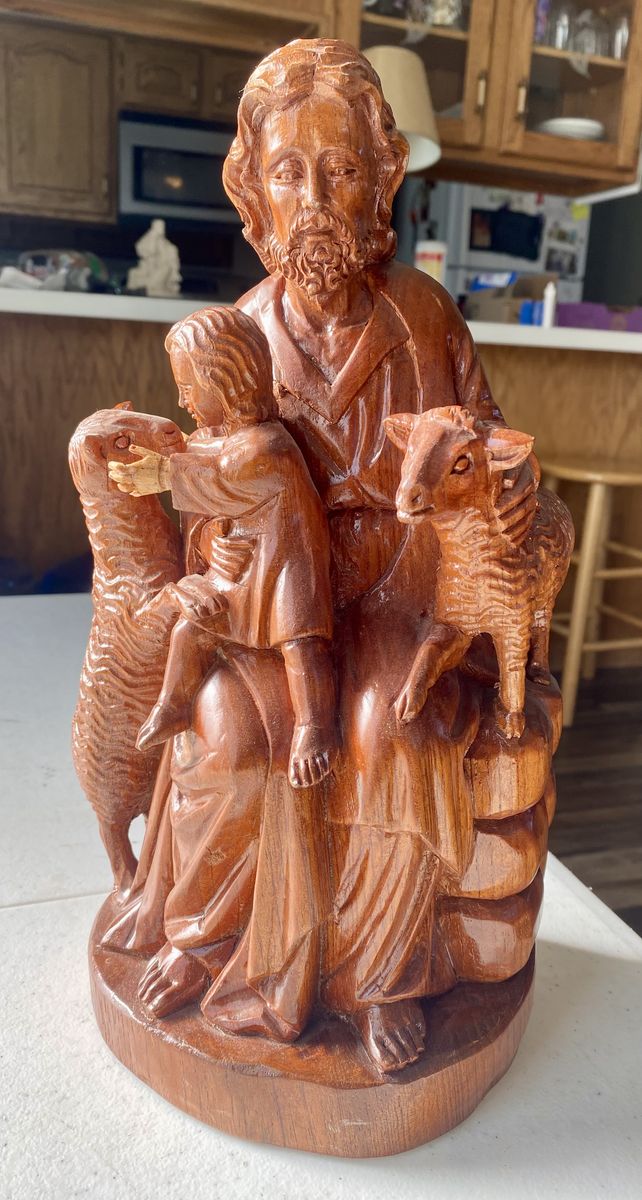 Olive Wood Jesus Statue