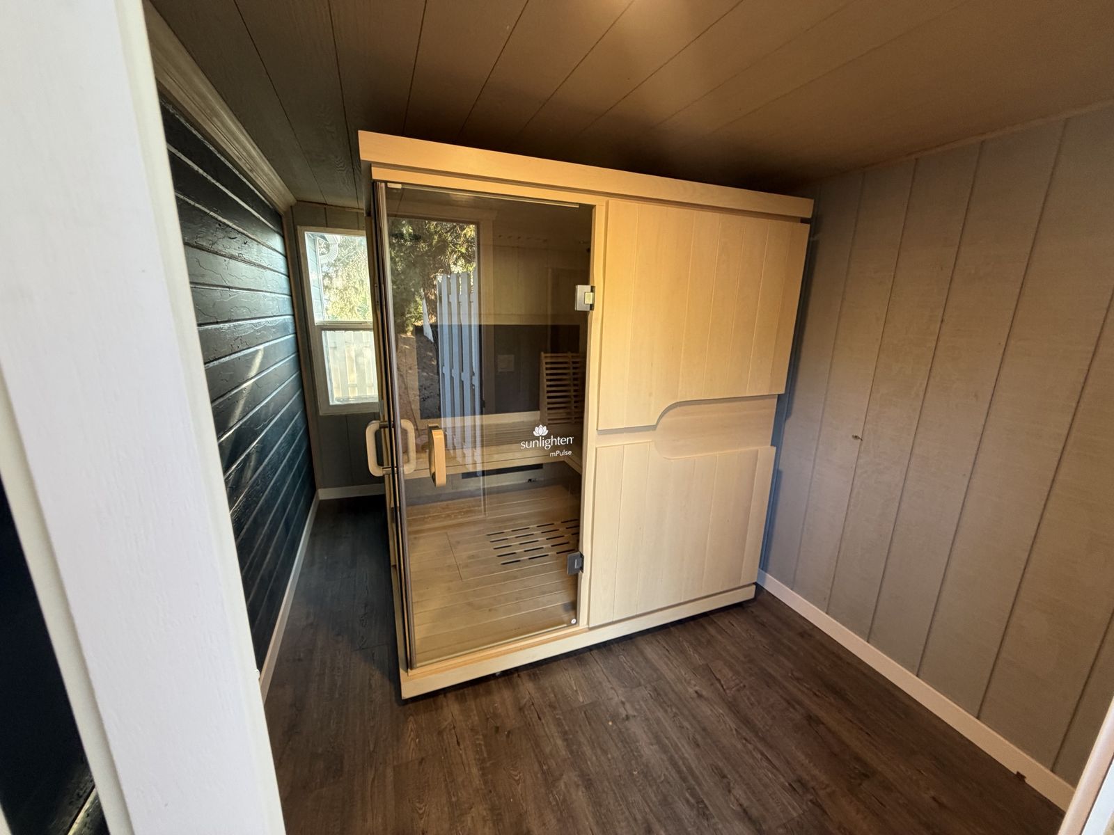 Sunlighten mPulse 4-Person Infrared Sauna with Smart Screen Display