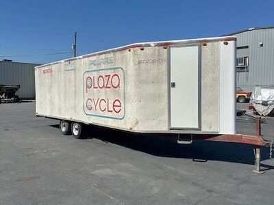 26' 4-Snowmobile Enclosed Trailer
