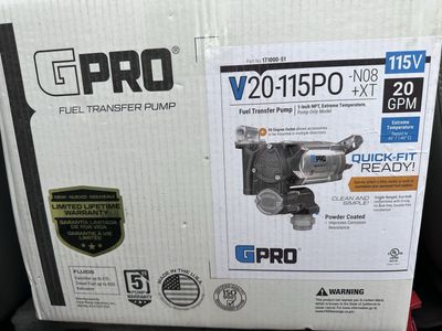 V20-115PO Fuel transfer pump (115v)
