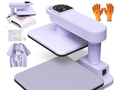 Dual 15" x 15" Heat Press For Making Shirts