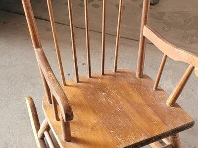 Child size rocking chair