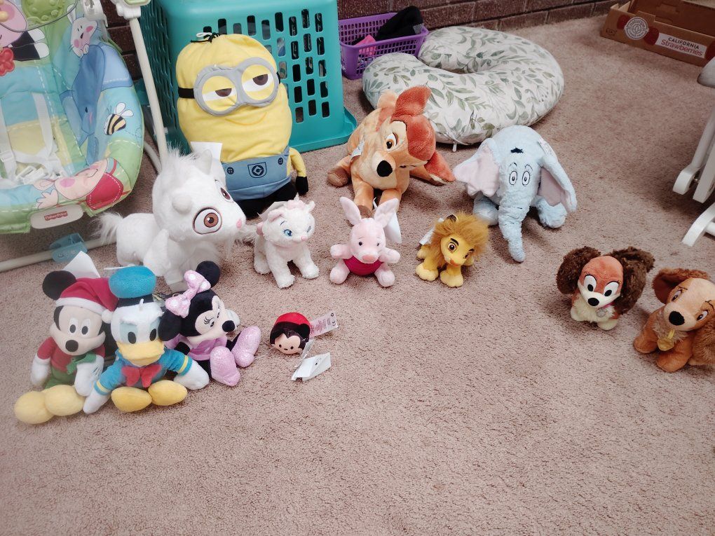 Disney plushies