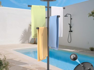 New in box Weighted Pool Towel Rack
