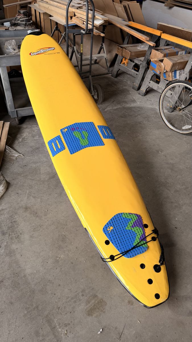 Liquid Shredder 9’ EZ-Slider soft-top surfboard