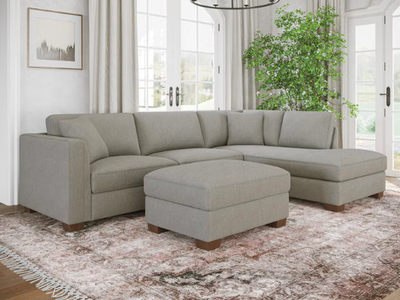 Thomasville Walsen Sectional with Storage Ottoman Costco MRSP $1499