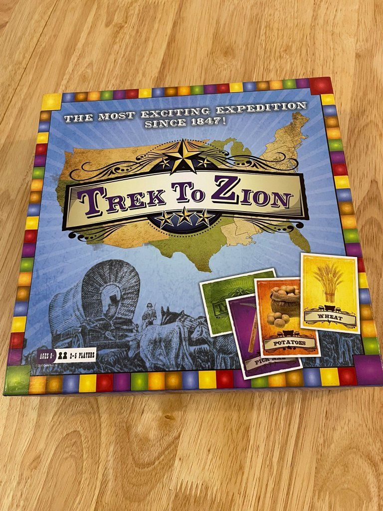 Trek to Zion（Ticket to Ride with LDS pioneer theme）
Trek to Zion Board Game - Complete, Christian-themed Oregon Trail Strategy,