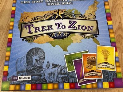 Trek to Zion(Ticket to Ride with LDS pioneer theme)
Trek to Zion Board Game - Complete, Christian-themed Oregon Trail Strategy,