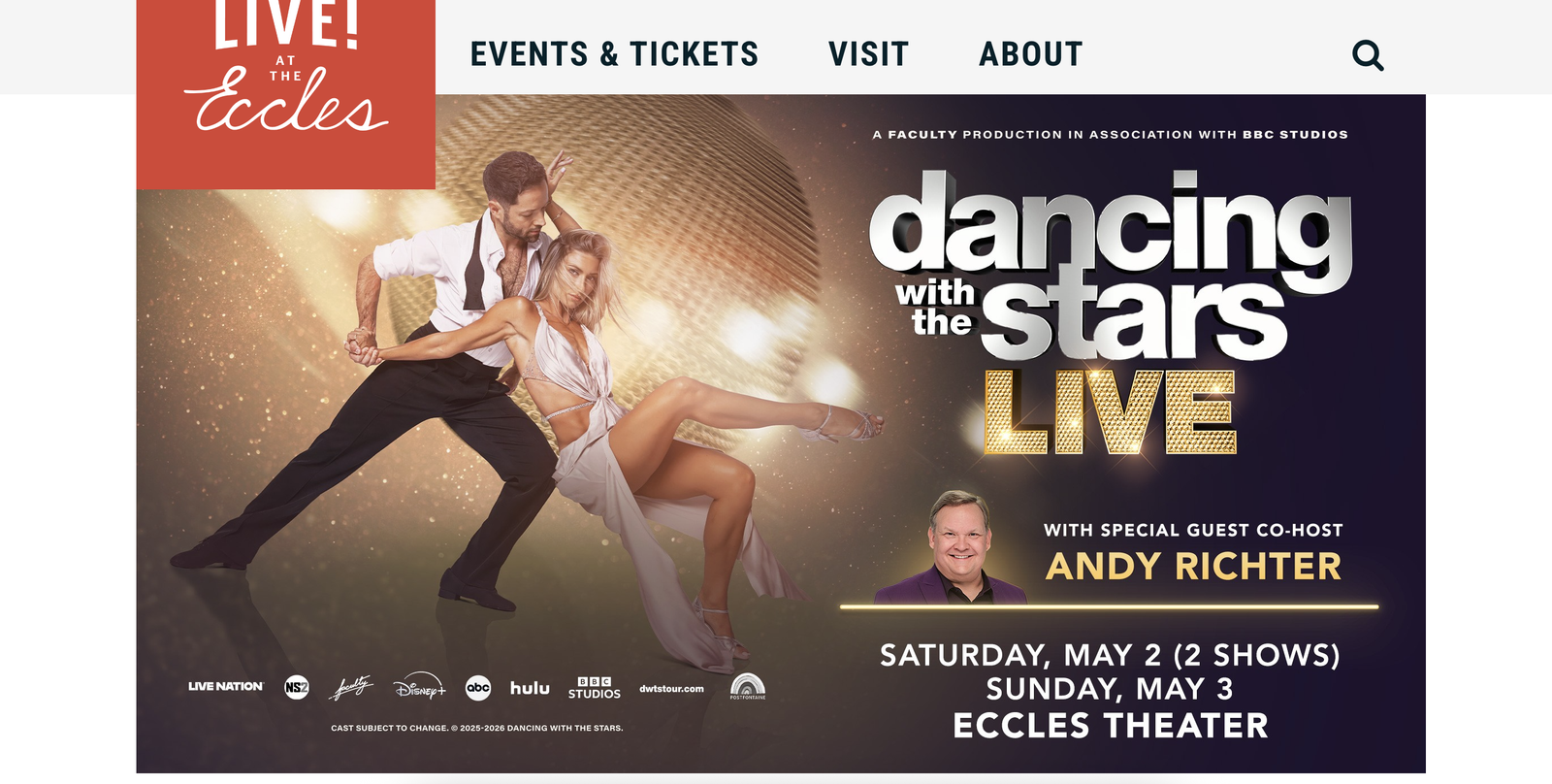Dancing with the Stars Live 5/2/26 one ticket