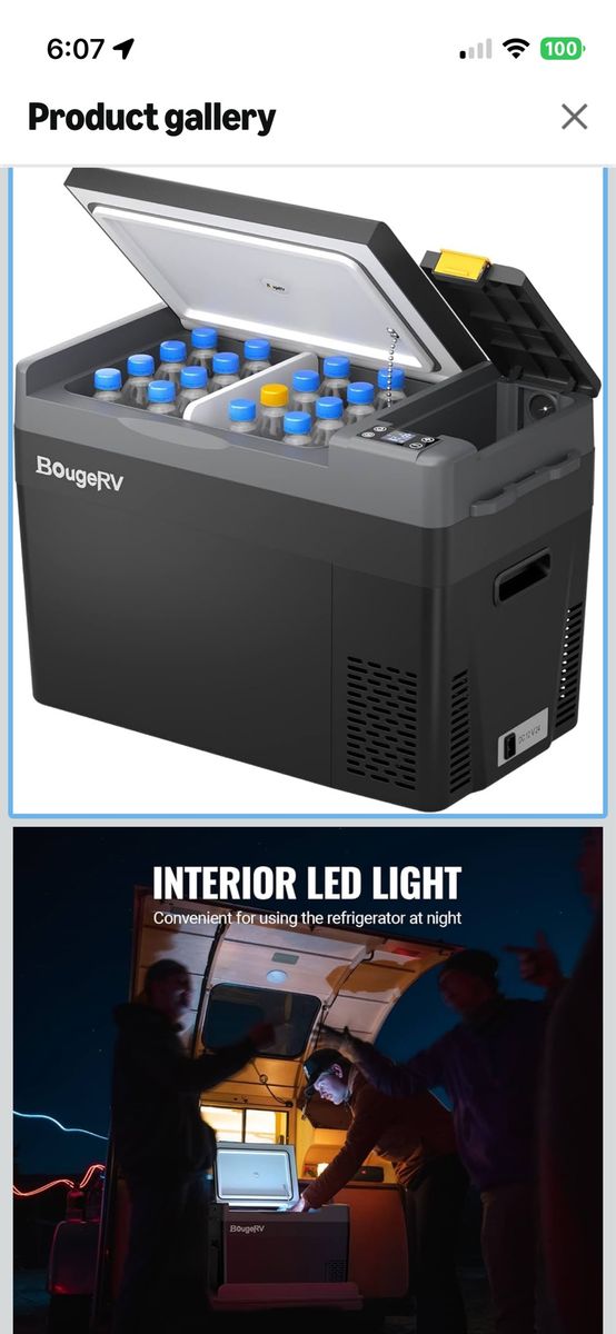 BougeRV 12V Refrigerator