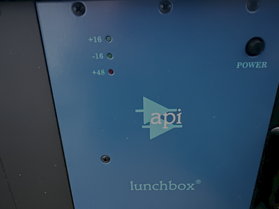 API Lunchbox, API 550b 4-band EQ, SSL 4-band E-series