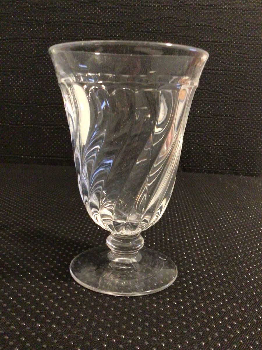 Fostoria Colony vintage ice tea goblet clear glass