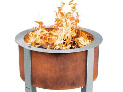 Breo X24 Smokeless Firepit | Corten Steel