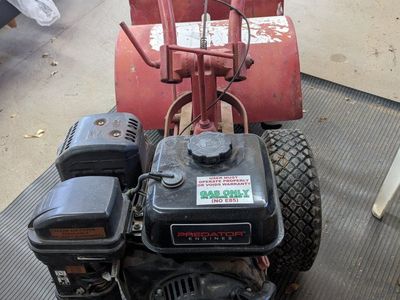 rear tiller with new engine