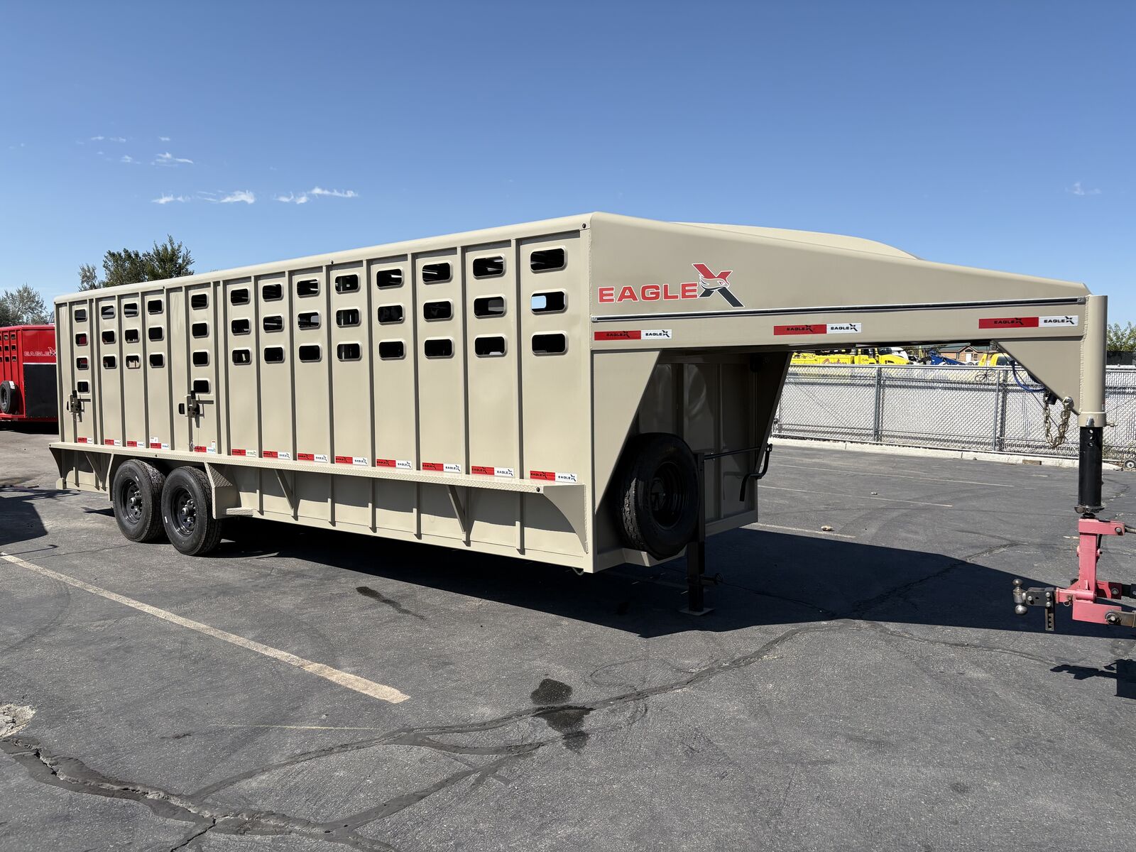 2026 Eagle X 24' Gooseneck stock trailer