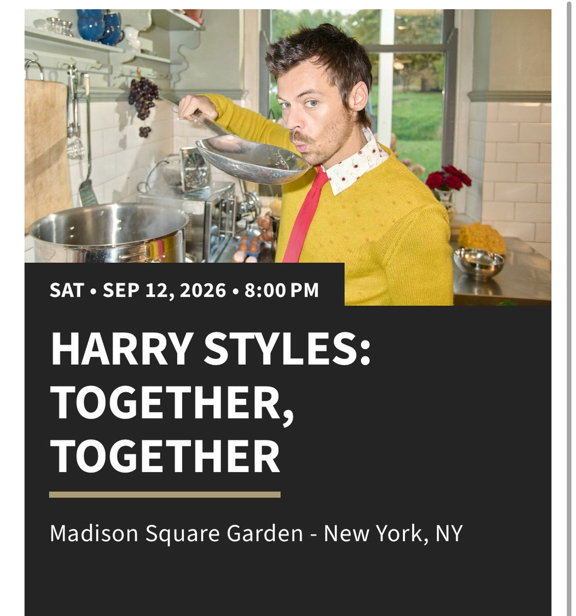 Harry Styles Tickets (9/12)