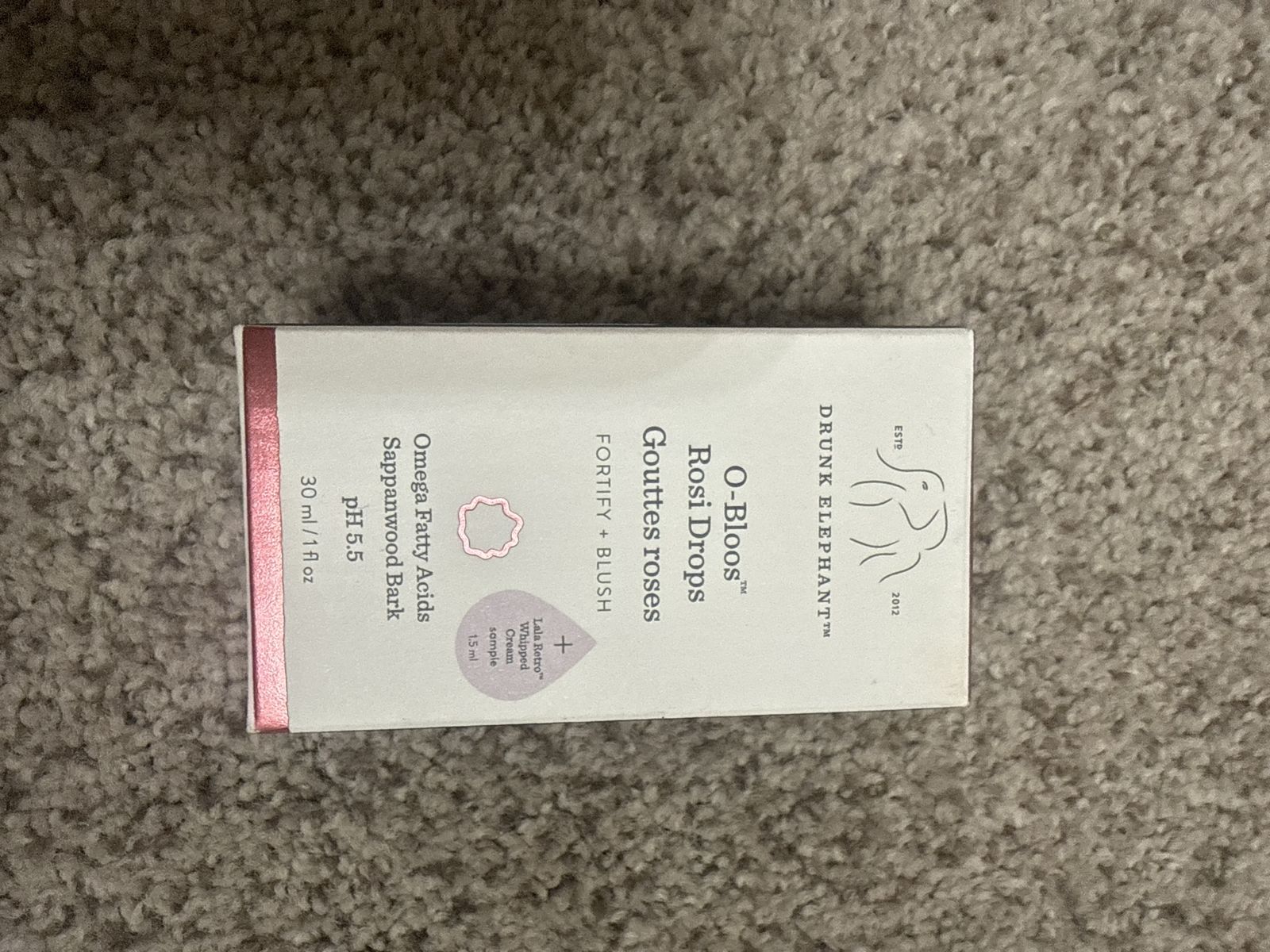 Drunk Elephant O-Bloos Rosi Drops Rosy Glow Flush Skincare Serum - 30ml / 1 fl oz Boxed