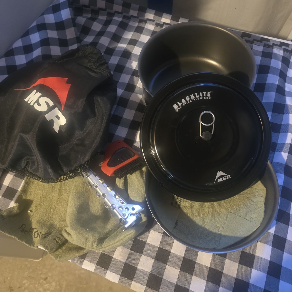MSR Blacklite Classic Cook Set with Pack Towel and Cleaning Tool