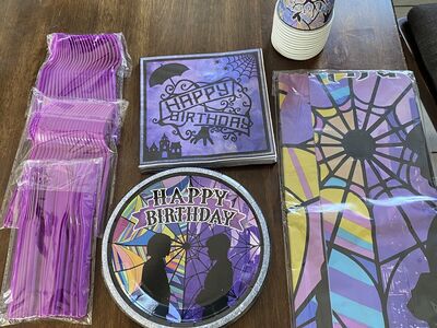Wednesday Addams Birthday Supplies