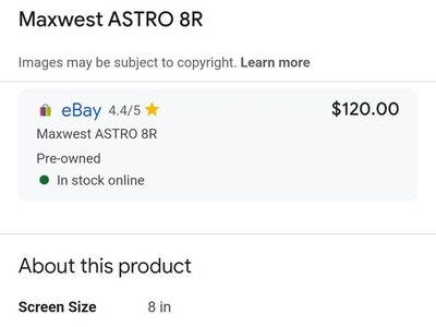 Astro 8r 8in tablet