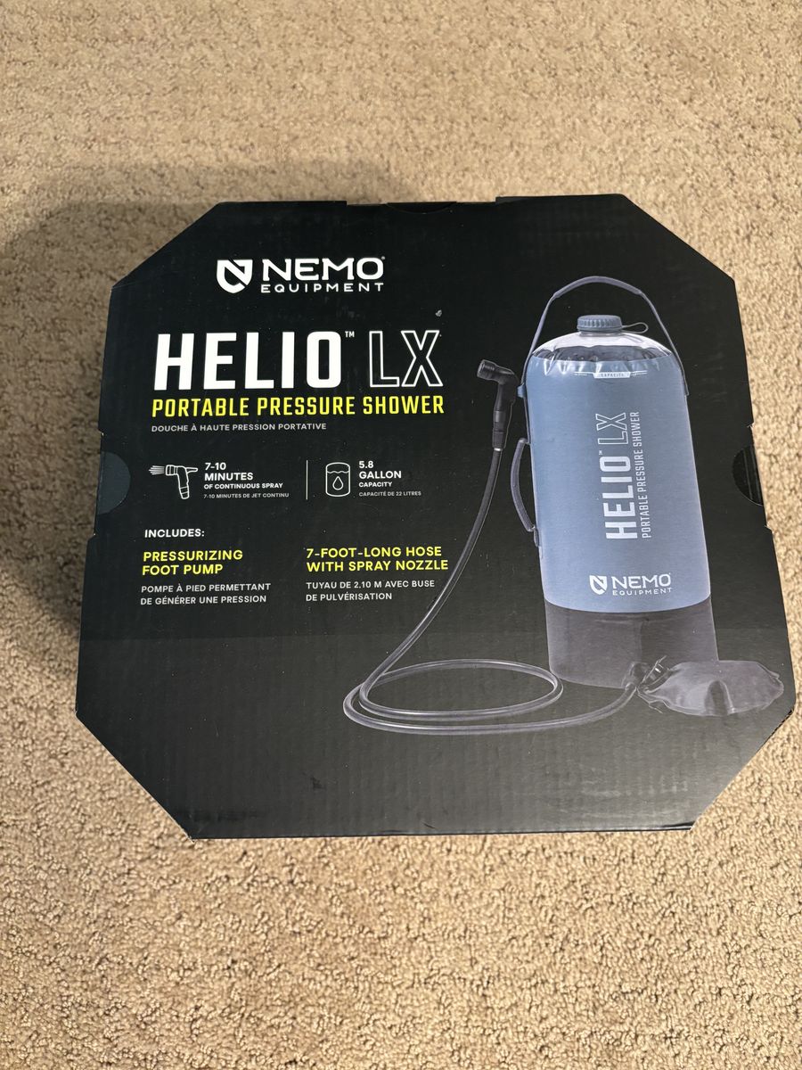 Nemo Helio LX Portable Pressure Shower