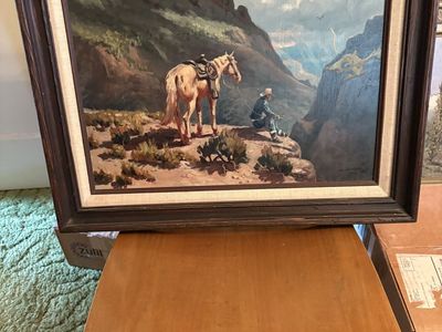 Original Oil Painting - Cowboy