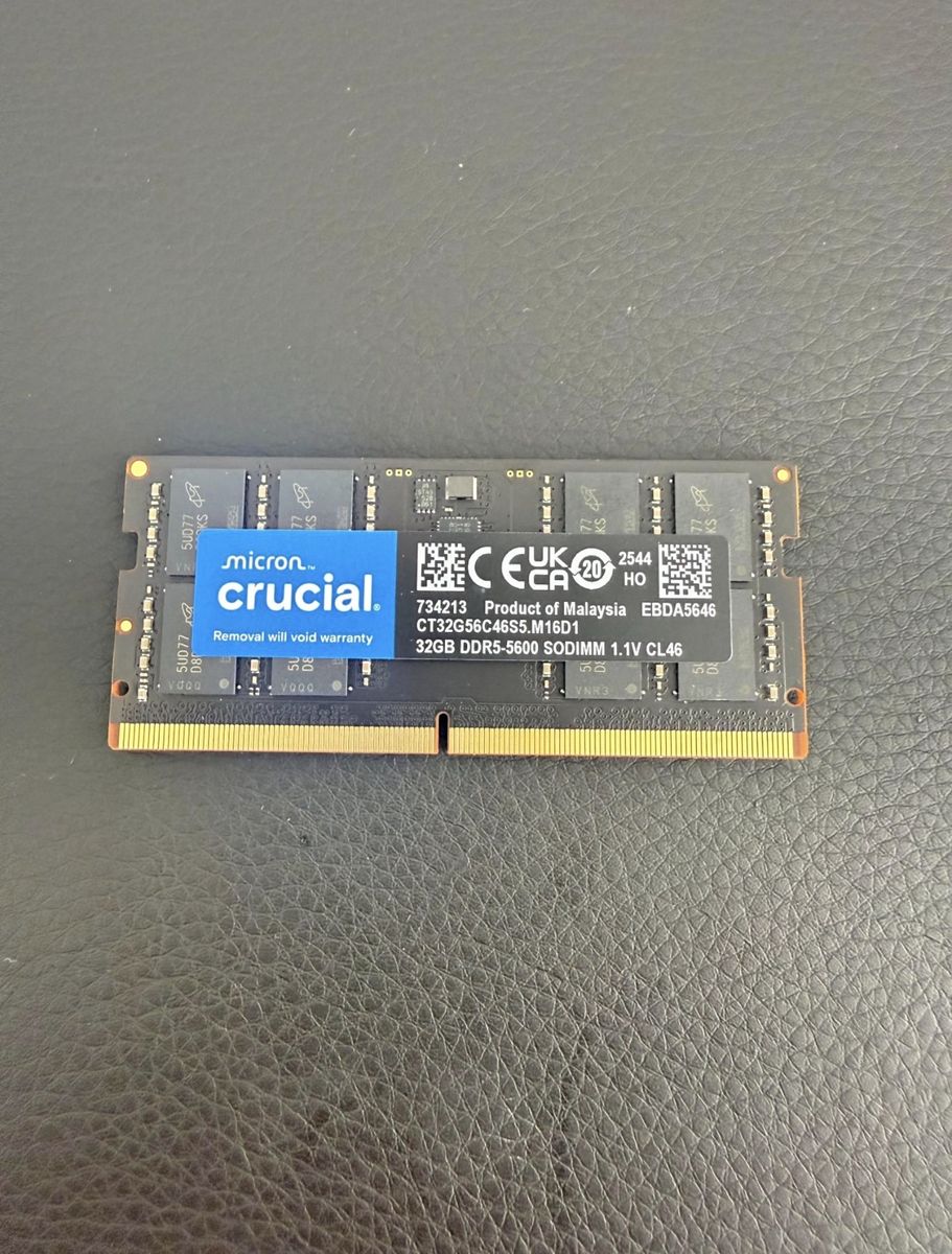 Laptop RAM - Crucial 32GB DDR5-5600