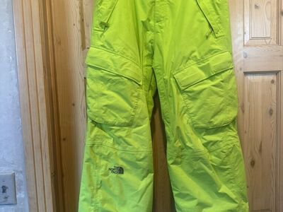 The Northface Men’s S Lime Green Hyvent Snow Pants
