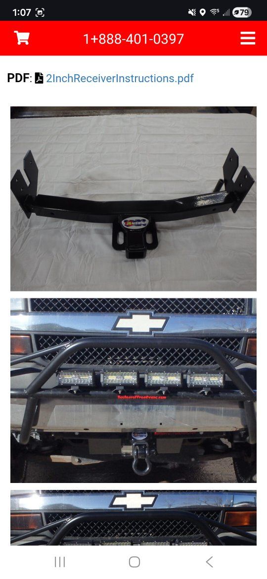 Front Hitch Receiver for Express or Savanna Van