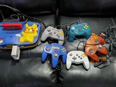 RARE Hey You Pikachu N64 with all games cartridge