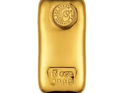Australian Perth Mint 5 Oz. Gold Bar