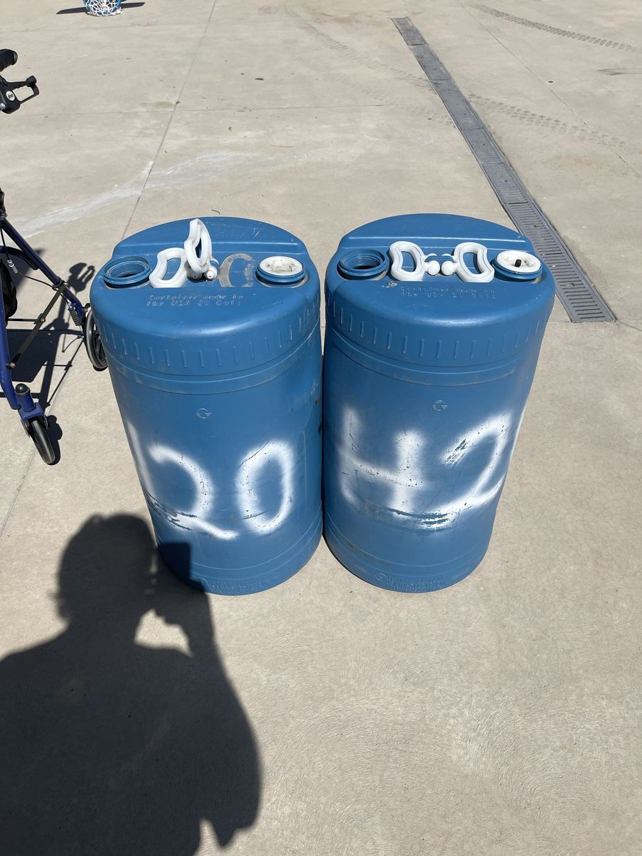 20 gal water storage tanks