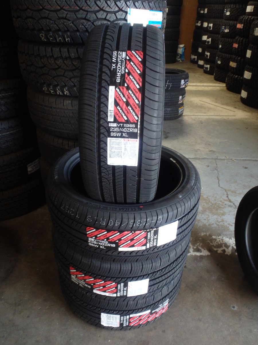 235/40R18 VANTAGE UHP SET OF NEW TIRES