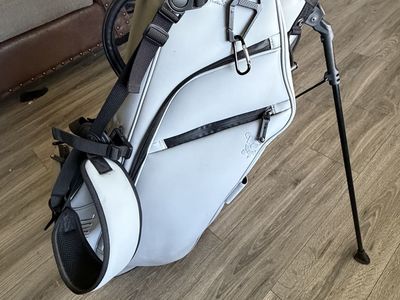 Kradul 14 slot gray leather stand bag