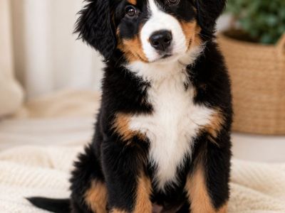 CHAMPION BERNESE MOUNTAIN DOG PUPPY– HEALTH TESTED • FAMILY RAISED • READY NOW