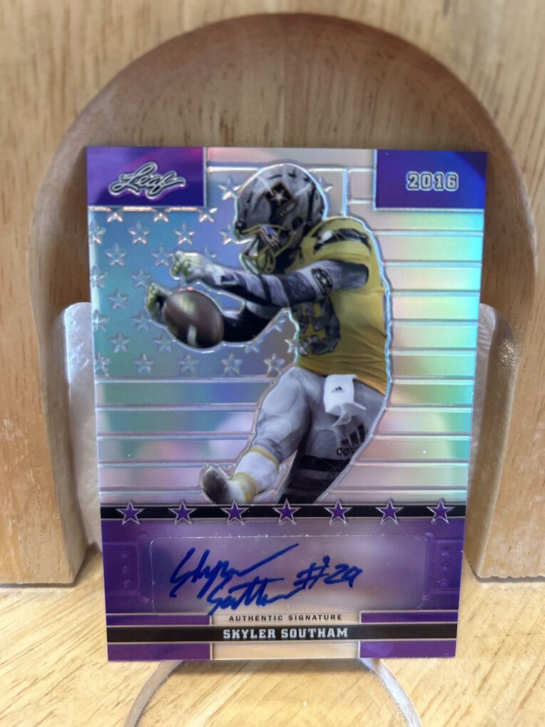 Skyler Southam 2016 LEAF BYU Cougars Autograph