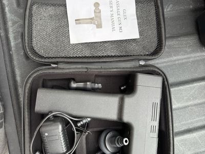GLUX Massage Gun M3 Percussion Massager with Multiple Attachments & Case