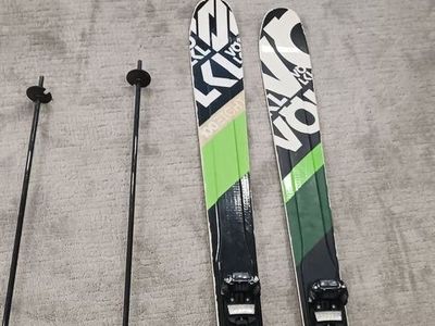 6FT Volkl Skies and Goode Poles