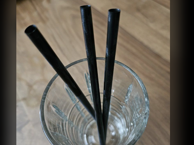 DRINKING STRAWS - Pactiv Evergreen Giant Paper-Wrapped Straw, 10.25", Polypropylene