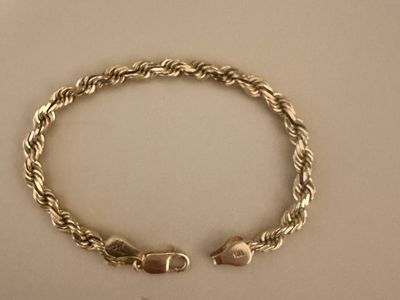 14k solid gold bracelet 30 grams