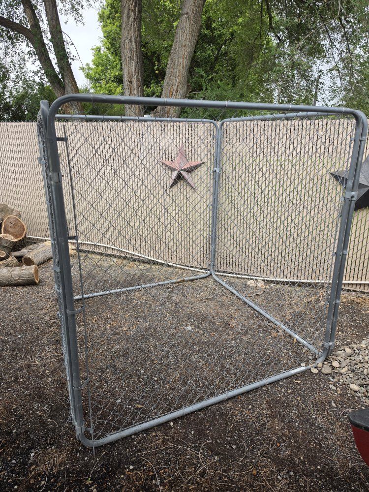 Outdoor Metal Chain Link Pet Kennel Dog Run Enclosure