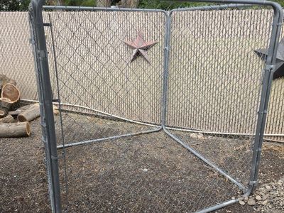 Outdoor Metal Chain Link Pet Kennel Dog Run Enclosure