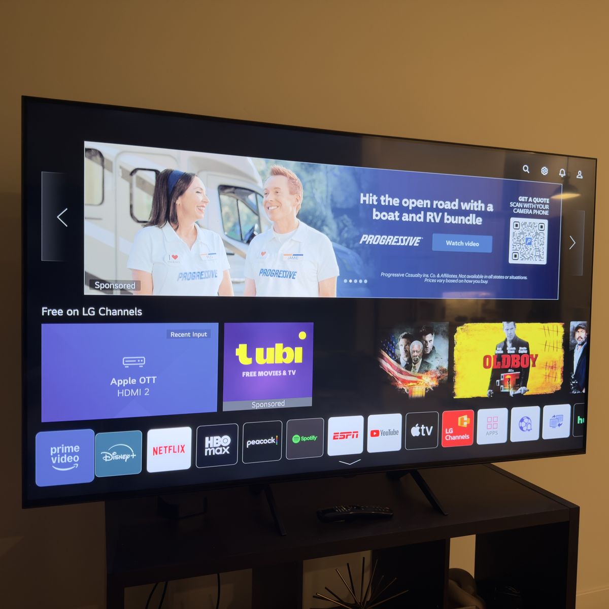 LG 65” QNED 4K Smart TV